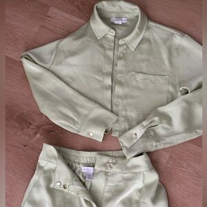 House of Harlow cargo pants set